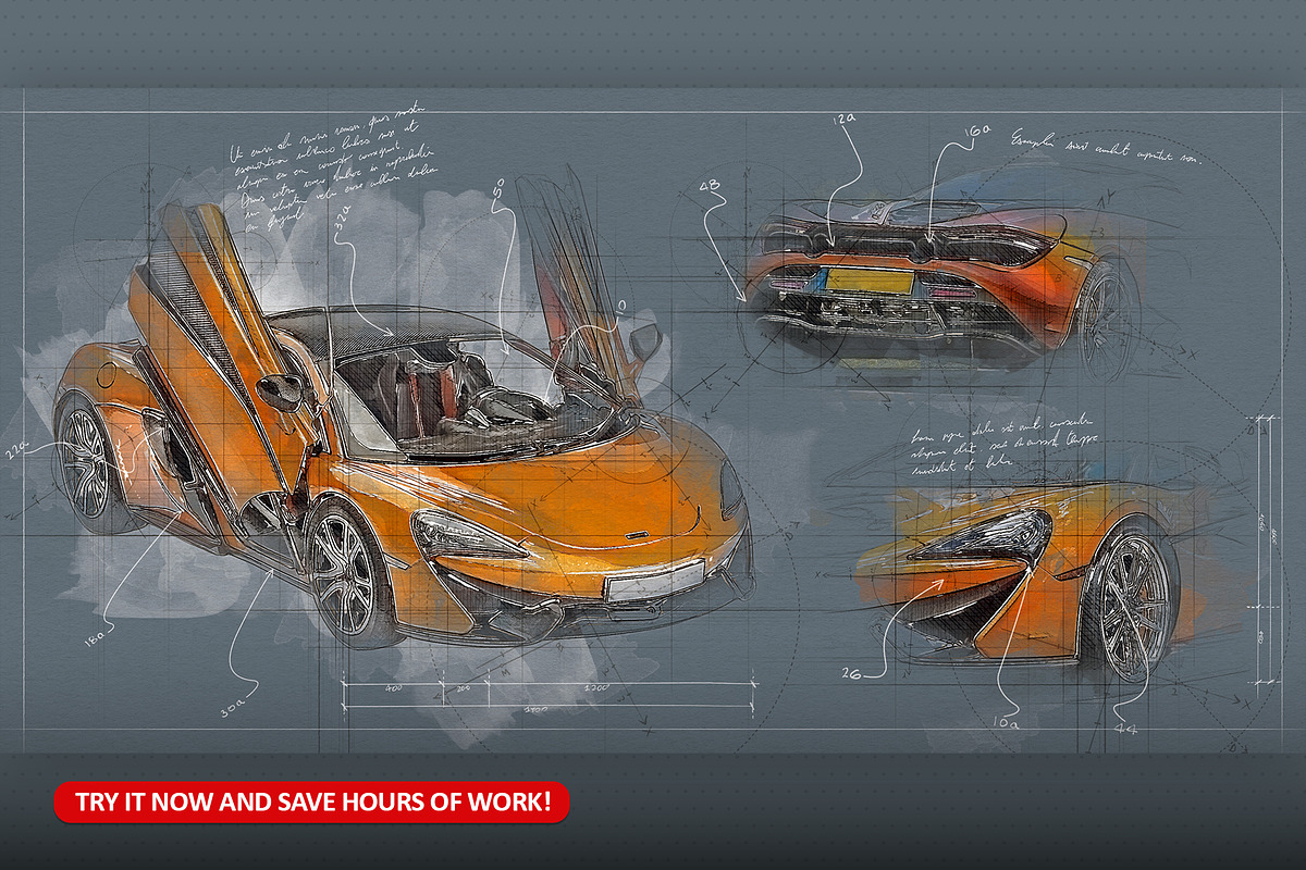 Concept Sketch Photoshop Action, an Action Add-On by Blacknull (Photo 11 of 12)