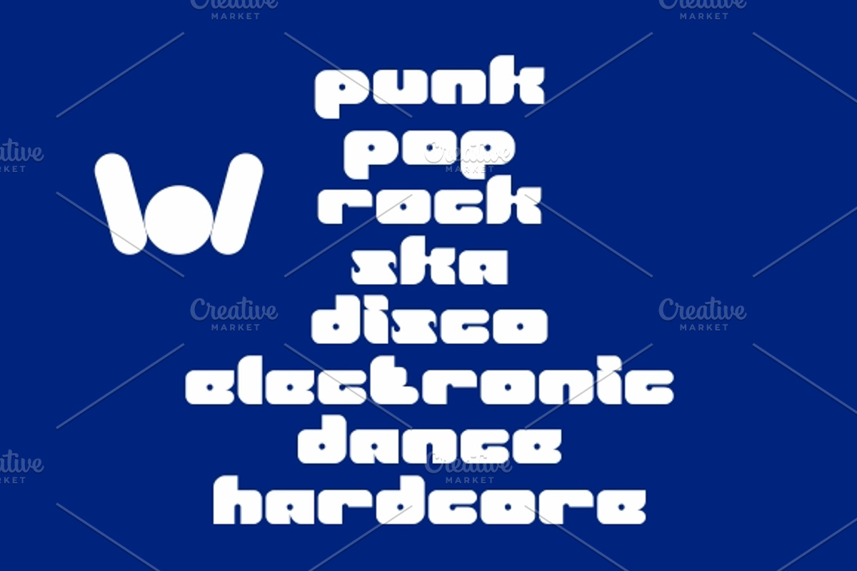 british pop music font preview 6