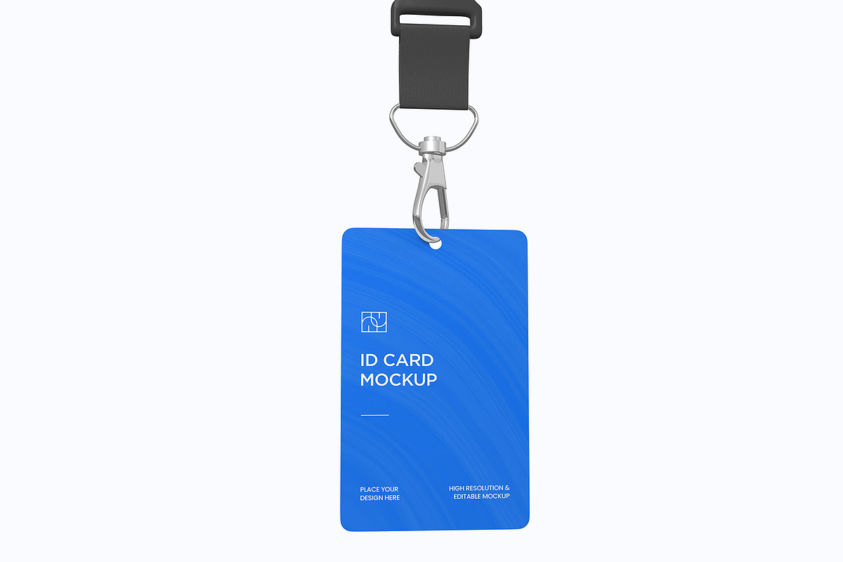 Hanging ID Card Mockup Template, a Product Mockup by graphypix (Photo 1 of 4)