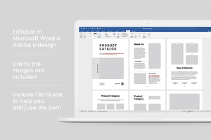 Product Catalog MS Word & Indesign