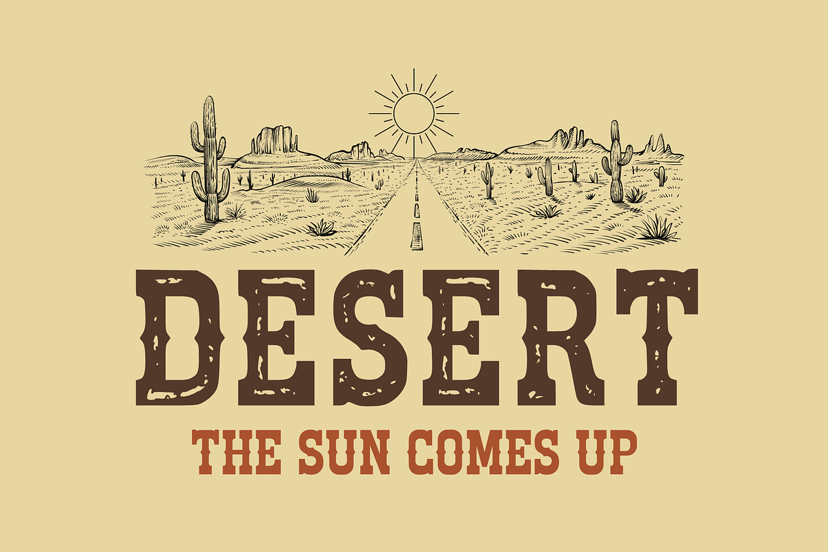 Cowboy Outlaw Font Free Download - Display Fonts Preview 2026