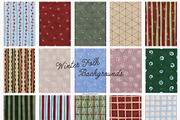 Winter FOLK Frames & Backgrounds, a Decorative Illustration by SunnyAfternoons (Thumbnail 11 of 15)