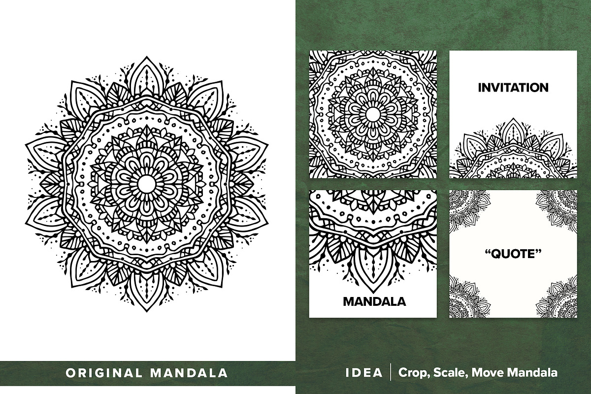 300 Vector Mandala Ornaments, a Decorative Illustration by pixaroma (Photo 2 of 49)