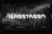 AEROSTROOM - Futuristic Font