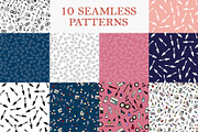 Hand Drawn Makeup & Patterns Kit, a Graphic by IRSYART (Thumbnail 4 of 7)