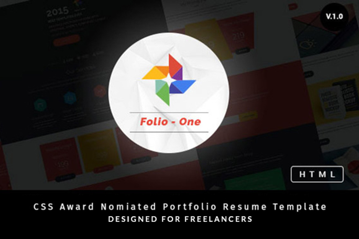 Folio One - Portfolio Template, a Bootstrap Template by Anshop