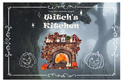 Witch's Kitchen. Hand draw graphic, an Object Illustration by ma_i_vi (Thumbnail 9 of 12)