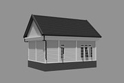 House Building - Type 1, an Architecture 3D Model by mrfauzi (Thumbnail 5 of 22)