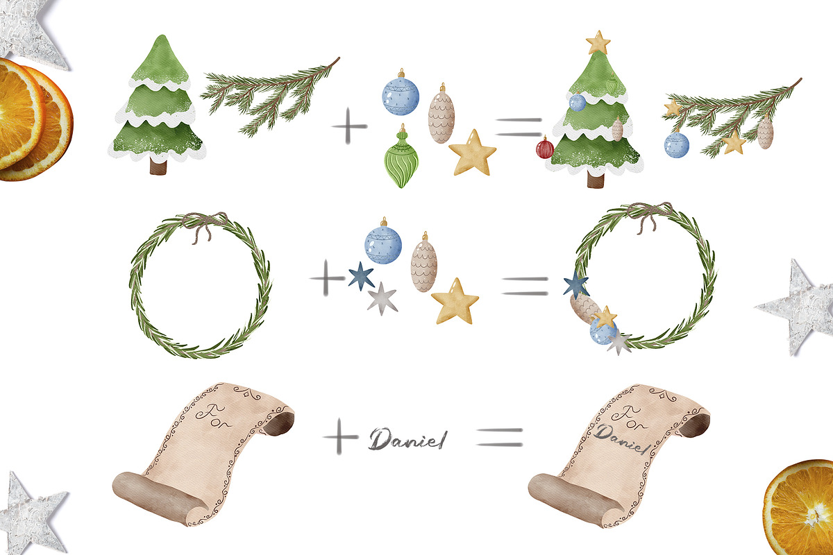 Santa Claus helpers. Christmas set, an Illustration by SleptArt (Photo 5 of 8)