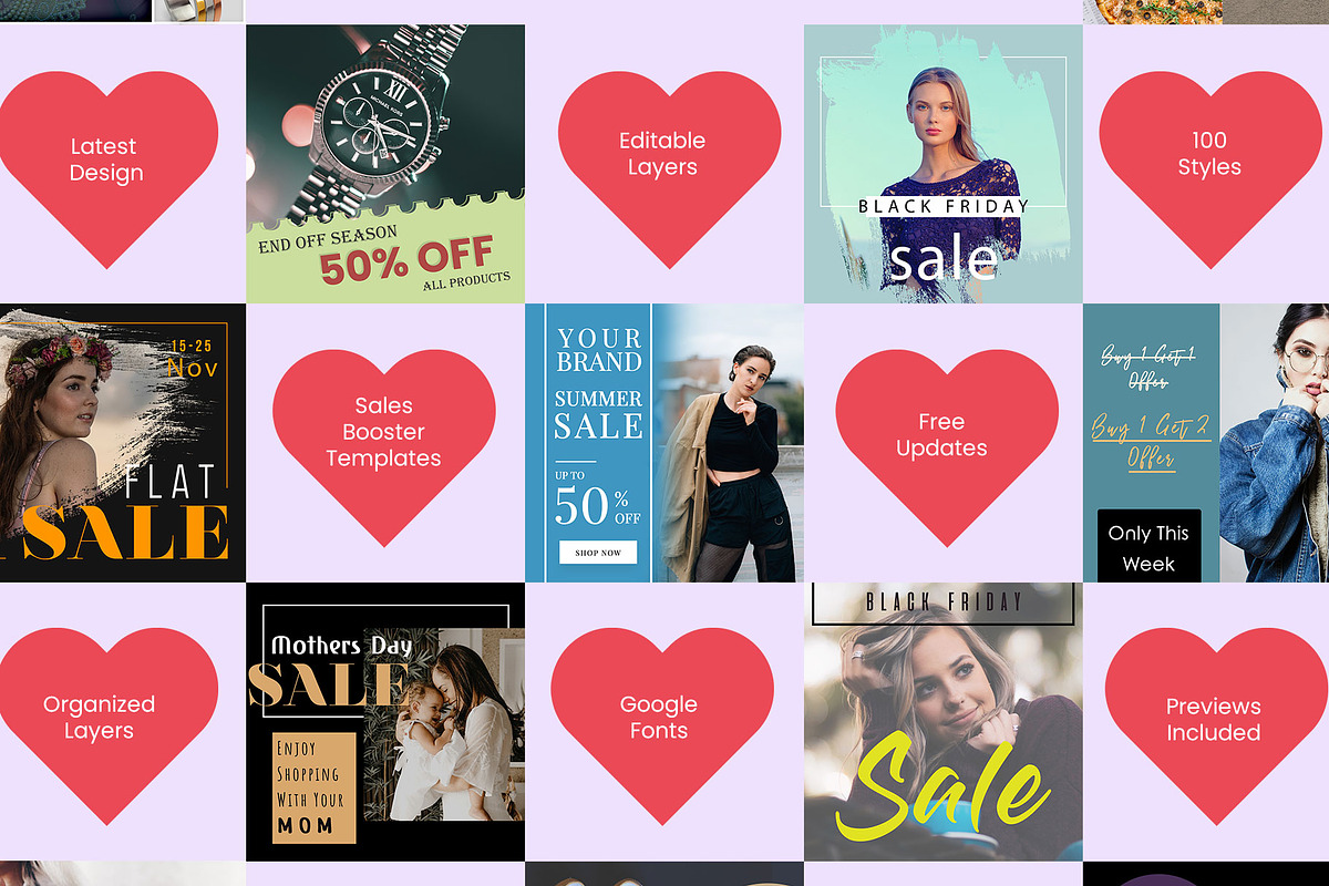 100 Animated Instagram Templates, a Social Media Template by Mehul Munjani (Photo 7 of 8)