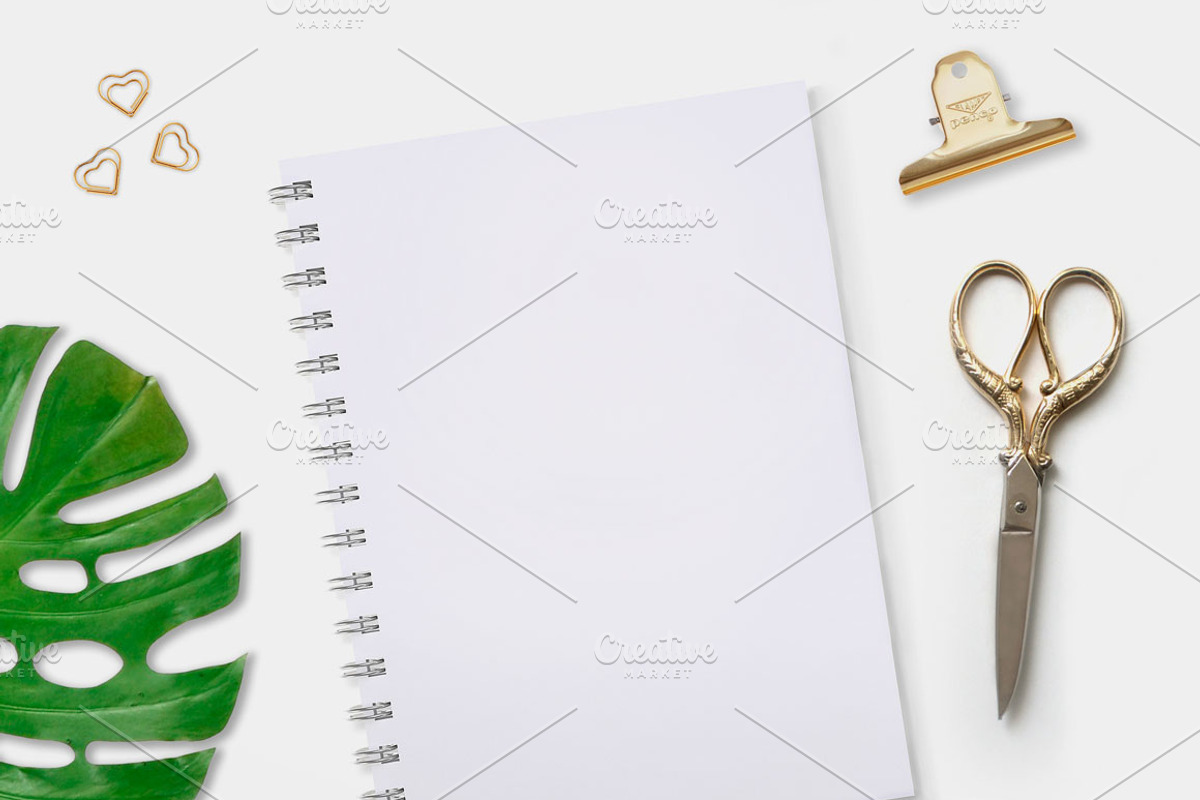 gold stationary styled desktop photo, an Arts & Entertainment Photo by Negative Space (Photo 1 of 2)