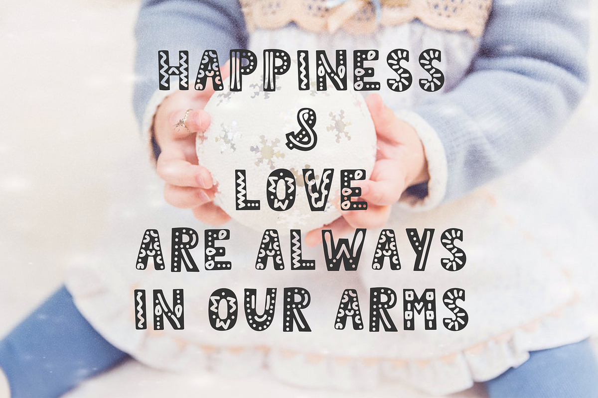 Oh My Child Font. Hygge Style preview 4