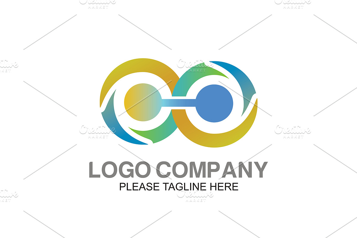 20 Logo Connecting Templates Bundle, a Branding & Logo Template by Friendesigns (Photo 16 of 21)