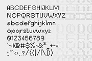 Bitend Geometric Edgy Y2K Pixel Font, a Sans Serif Font by Lettertype Studio (Thumbnail 6 of 15)