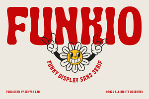 Funkio - Funky Display Sans Font