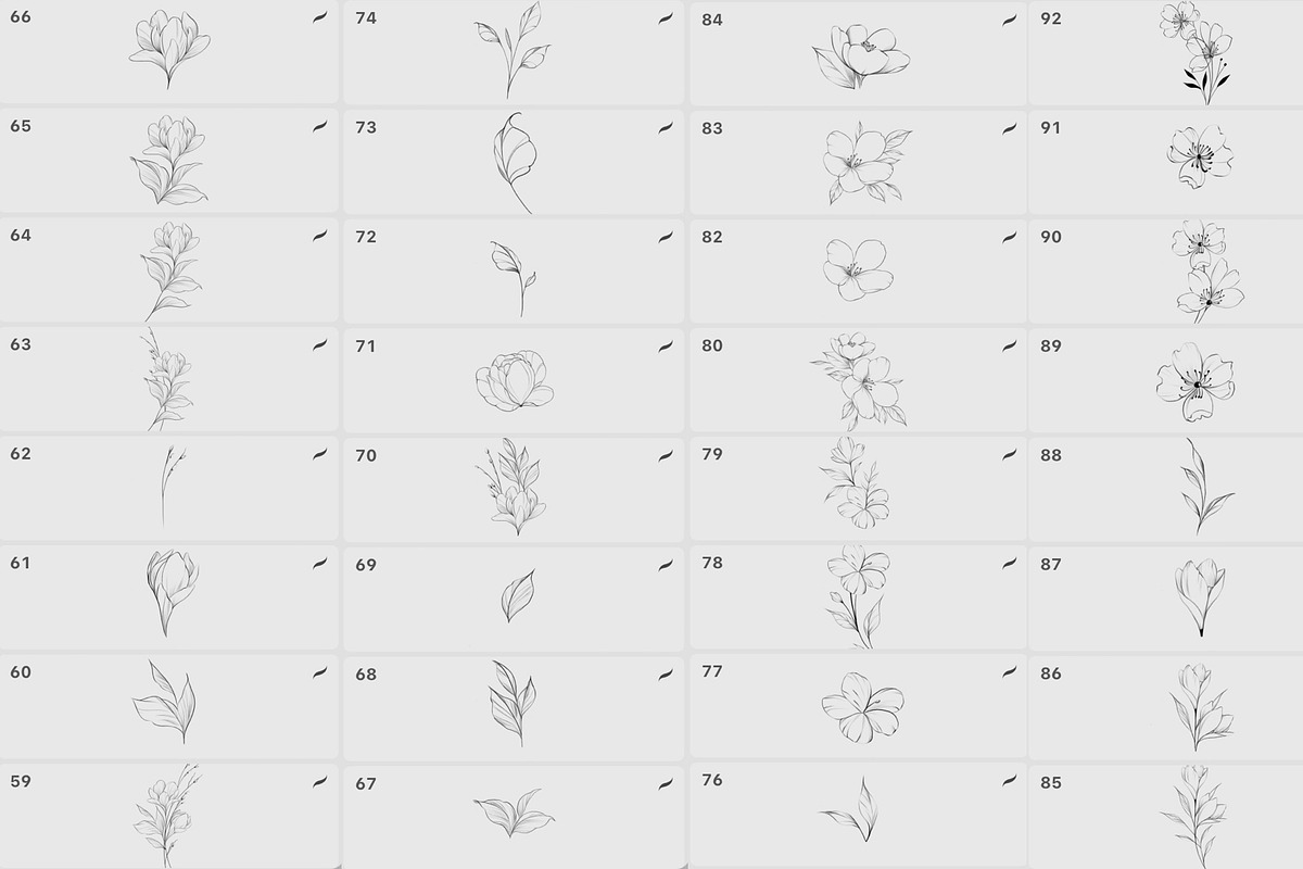 Procreate flower stamp, peony brush, a Brush Add-On by AnnaPolitmerskaja (Photo 5 of 5)
