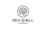 Elegant Seashell Wave Sunset Logo, a Branding & Logo Template by Buqancreative (Thumbnail 3 of 4)