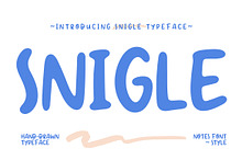 Snigle – Hand-Drawn Playful Display