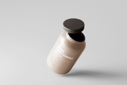 Supplement Jar Mockup, a Cups & Container Mockup by pmvch (Thumbnail 3 of 9)