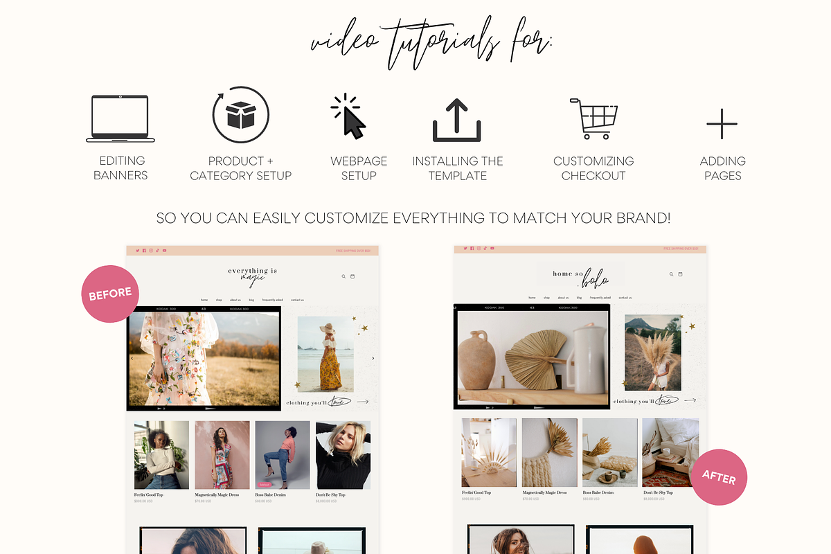 Shopify Theme Bundle | Magic Life, a Templates & Theme by Easy Website Themes (Photo 9 of 10)