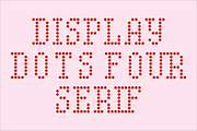 Display Dots Four Serif Font, a Font by GG Design (Thumbnail 1 of 6)