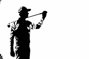 golfing swing silhouettes showcasing, an Illustration by Amazin_art (Thumbnail 27 of 31)
