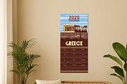 Calendar Monthly 2025 Greece Athens, a Seasonal Illustration by Vector_Up (Thumbnail 3 of 7)