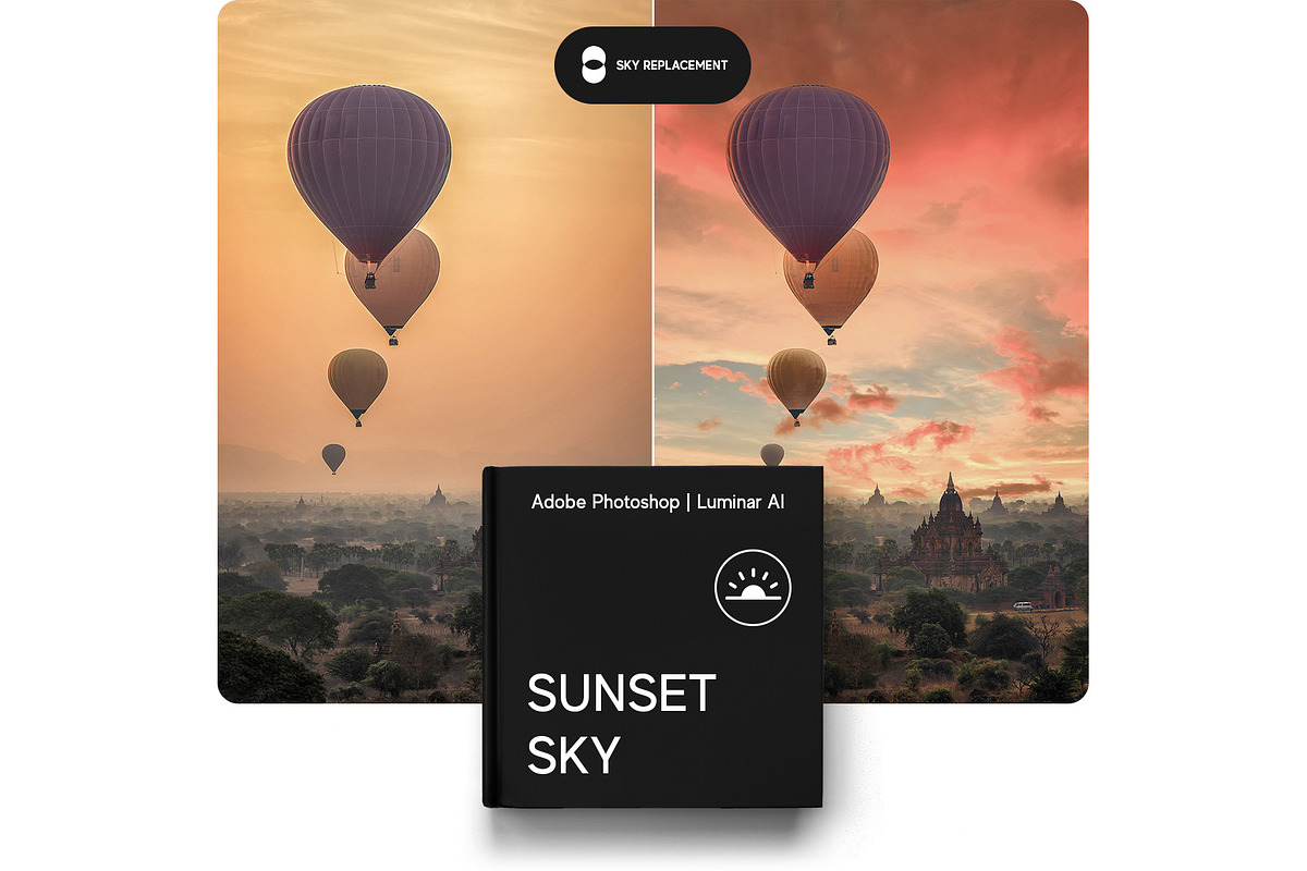 Sky Replacement Bundle for Photoshop, a Preset Add-On by Pix Cafe (Photo 37 of 42)