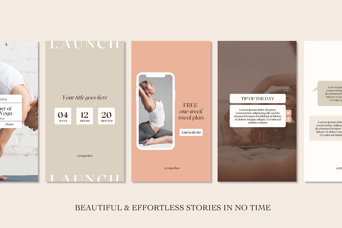 Wellness Instagram Marketing, a Social Media Template by Kseniia_Design (Photo 3 of 12)