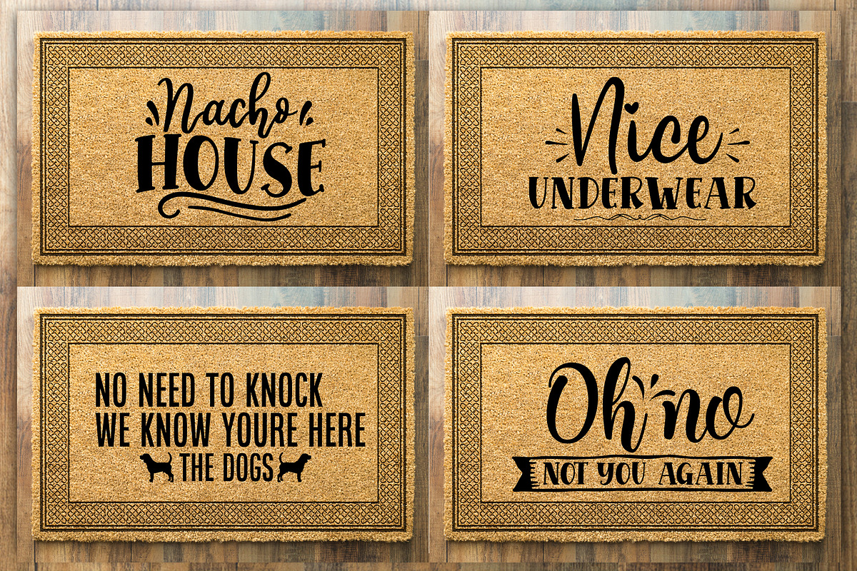 Doormat SVG Bundle, an Illustration by DESIGNAVO (Photo 3 of 7)