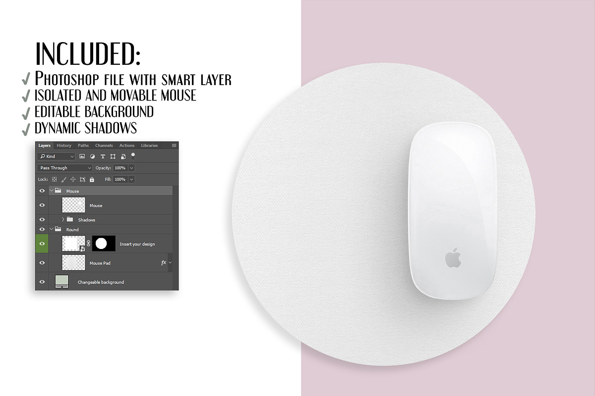 Isolated mouse pad Mockup, a Product Mockup by Dorado Stock (Photo 2 of 5)