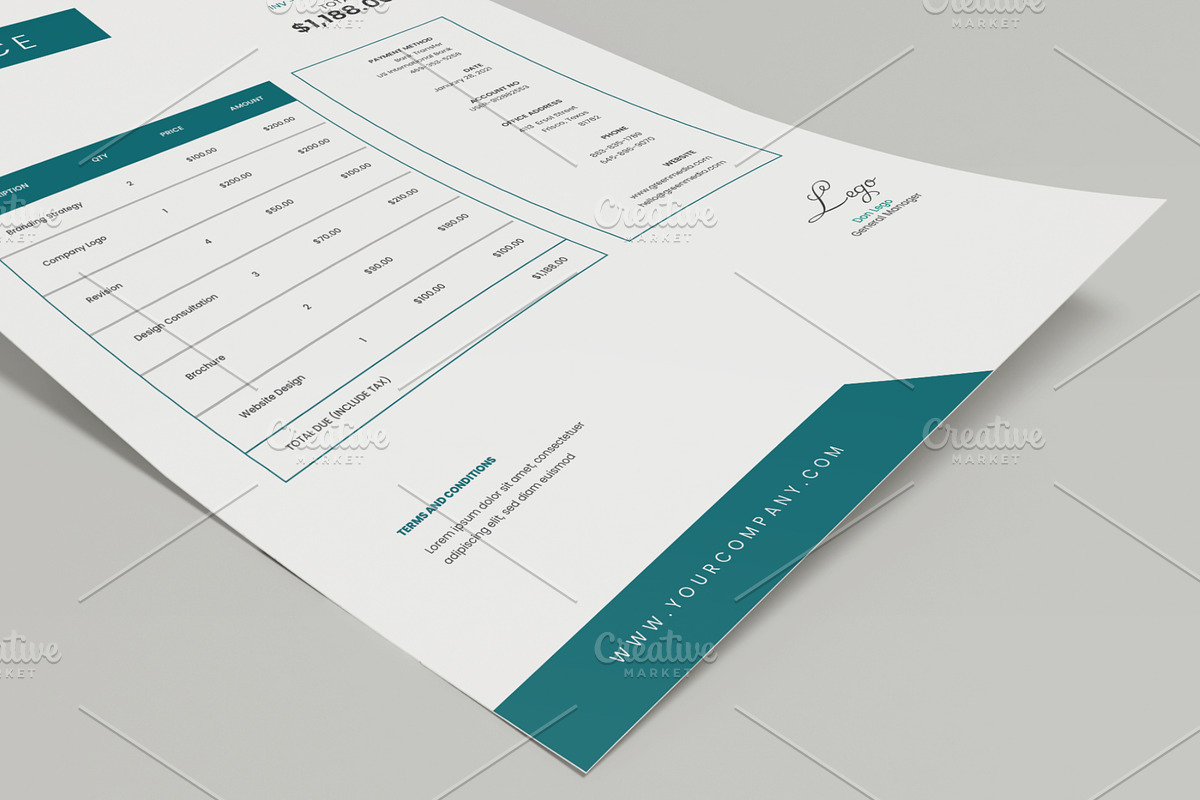 Invoice Templates - New York, a Stationery Template by Aprndy85 (Photo 2 of 3)