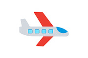 Plane Flat Icon, a Duotone Icon by Pexelpy (Thumbnail 1 of 2)
