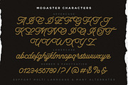 The Mogaster - Monoline Script, a Script Font by Letterhend Studio (Thumbnail 7 of 9)