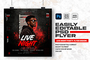Night Party PSD Flyer Design, a Flyer Template by Shajib Shikder (Thumbnail 1 of 2)