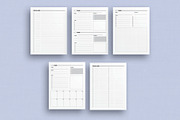 Project Planner Template, a Stationery Template by Nautical Notebooks (Thumbnail 2 of 2)