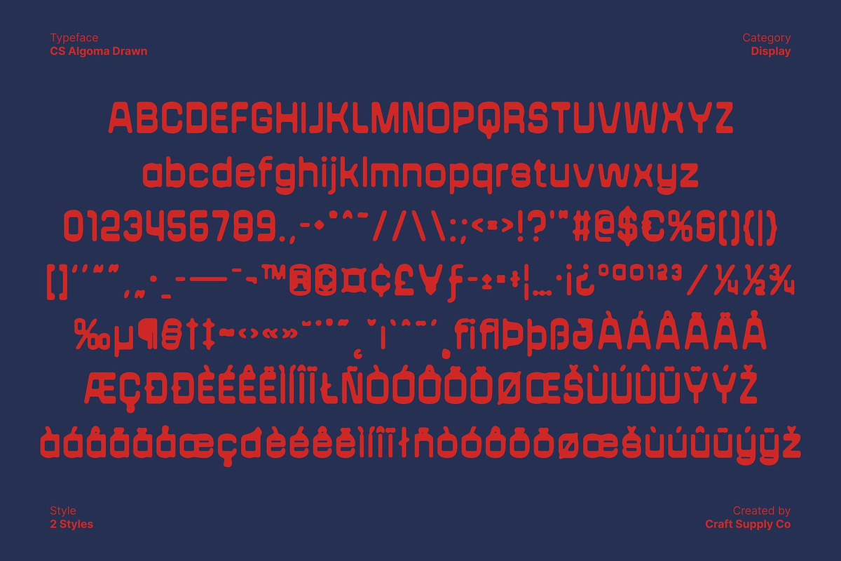 CS Algoma Drawn, a Sans Serif Font by Craft Supply Co. (Photo 8 of 8)