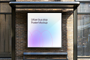 Urban Bus Stop Poster Mockup, an Advertising Mockup by PixelPiknik (Thumbnail 4 of 5)