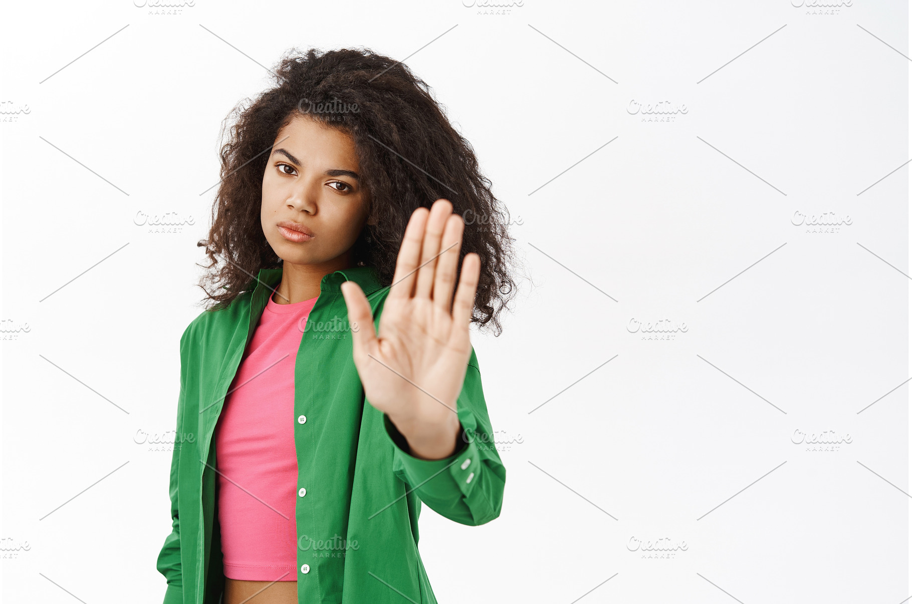 Stop it. Serious and confident young, a Person Photo by Cookie Studio