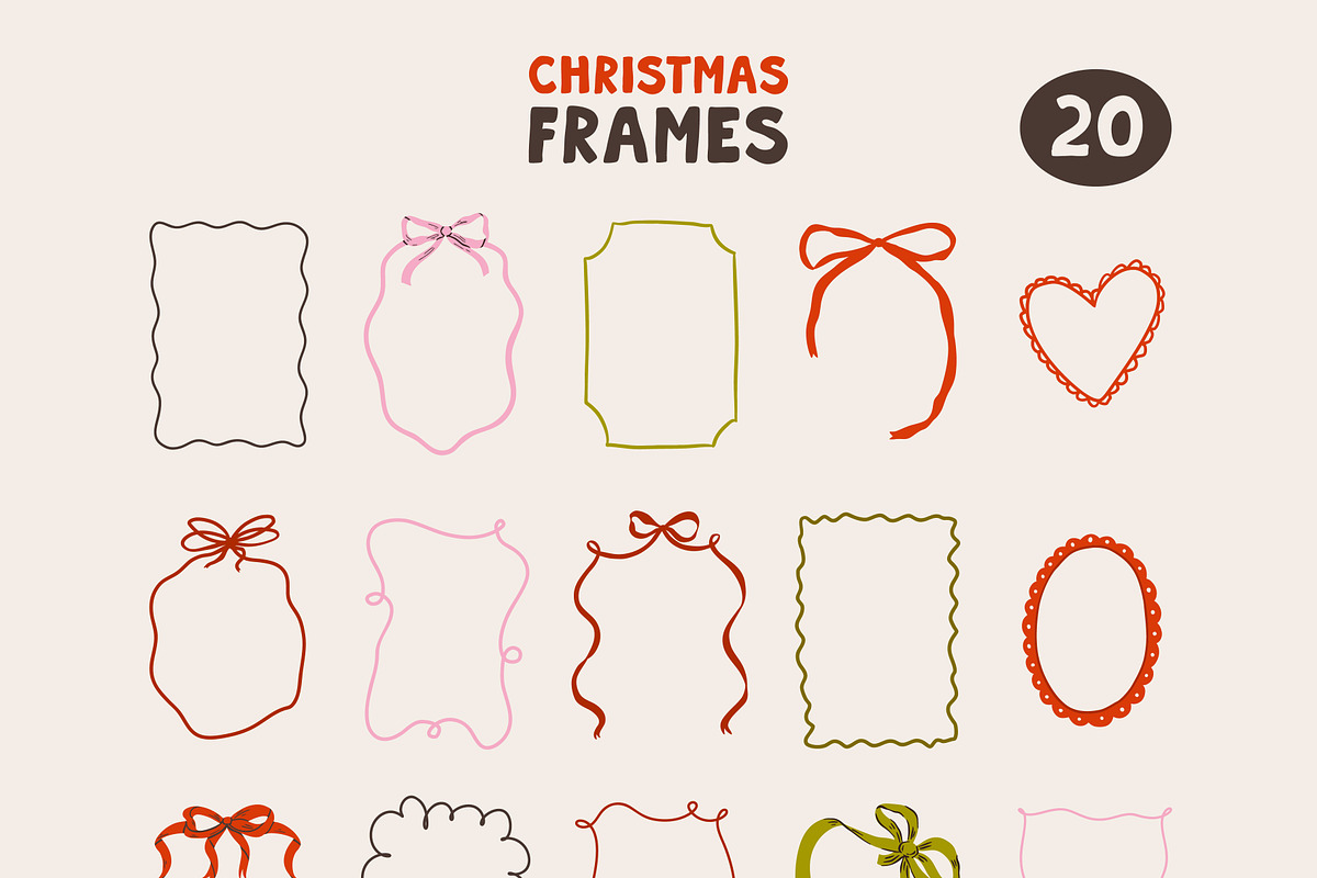 Cozy Christmas Frames, an Object Graphic by AnnArt (Photo 5 of 10)