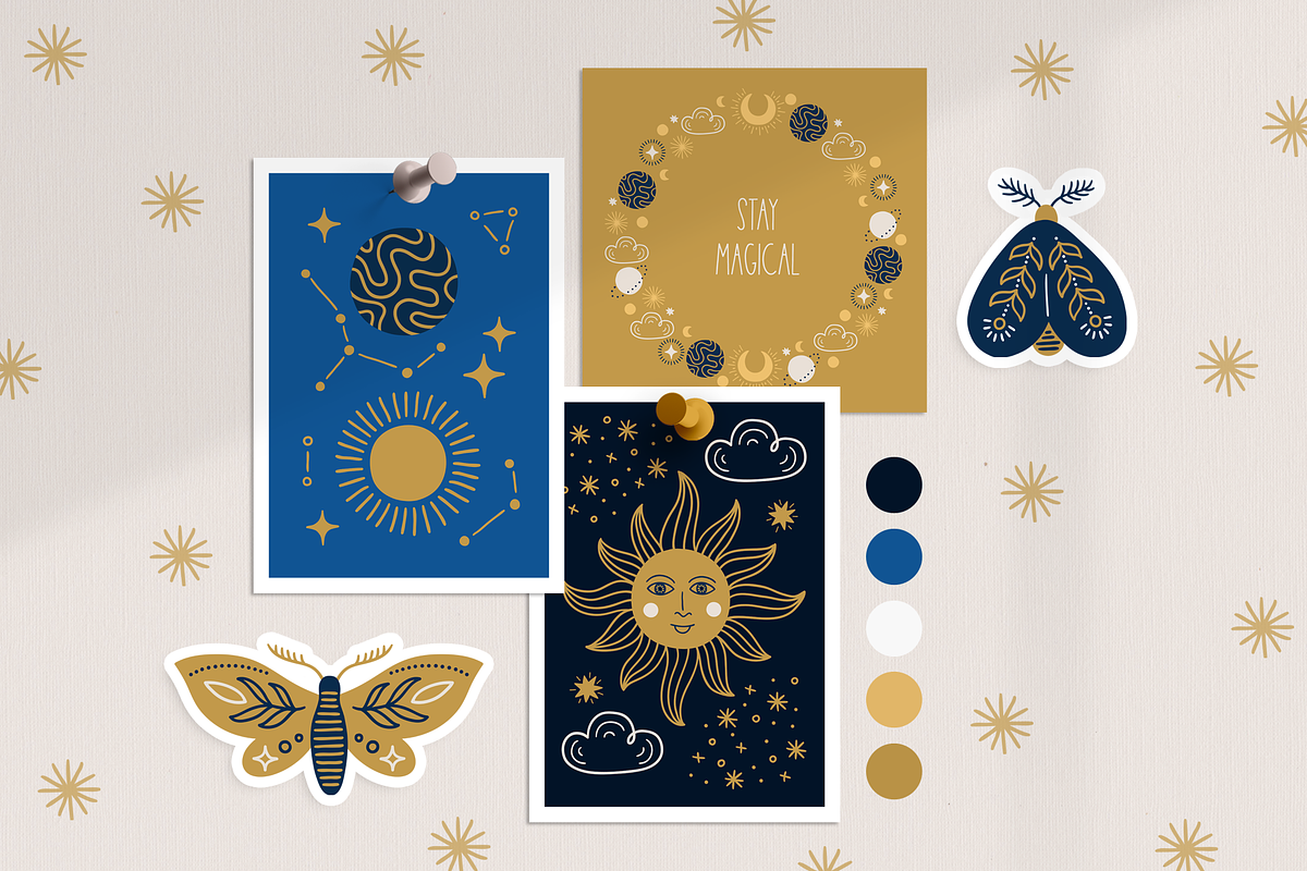 Celestial Kit, a Decorative Illustration by miumiu (Photo 2 of 16)