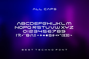 Geyop Techno Font, a Sans Serif Font by alanwarstd (Thumbnail 4 of 5)