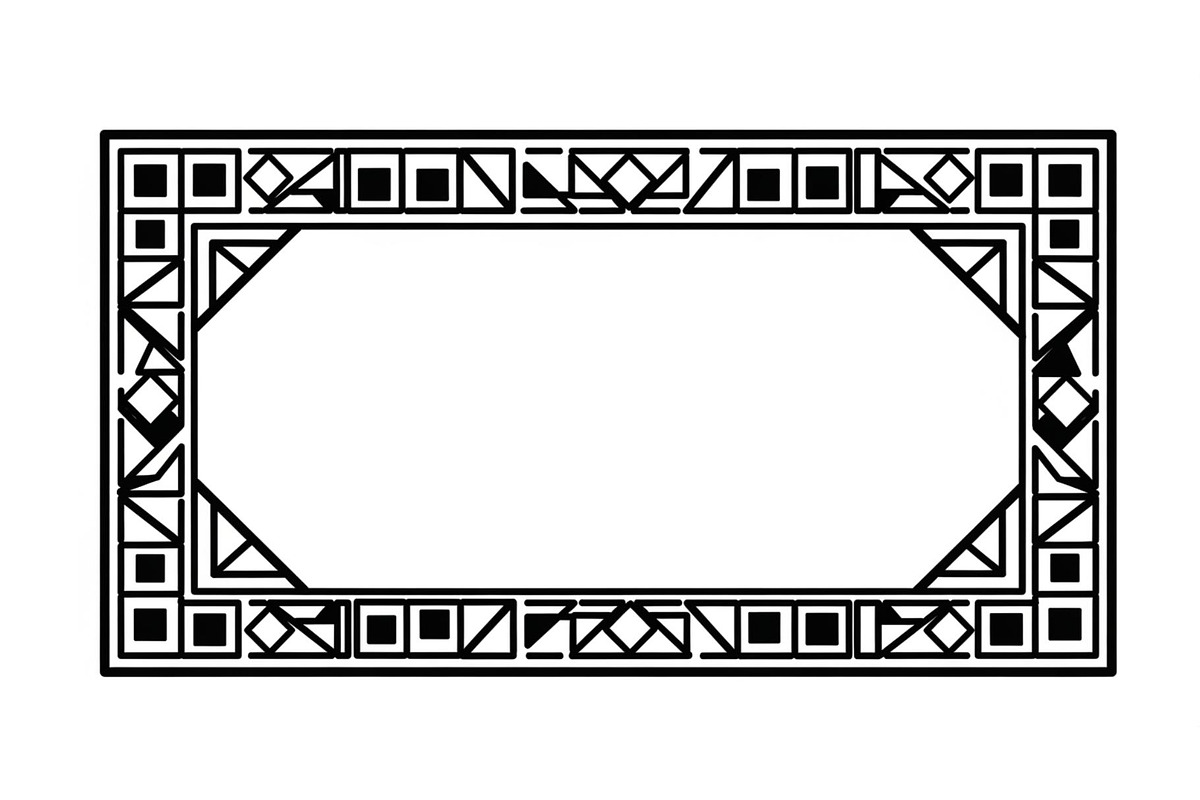 Geometric Border Frame Bundle, an Illustration by Designer_Momina (Photo 5 of 31)