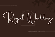 Royal Wedding - Script Font, a Script Font by Nirmana Visual (Thumbnail 1 of 6)