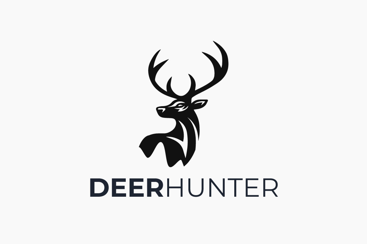 Deer Hunter logo template, a Branding & Logo Template by saifulbranding (Photo 1 of 4)