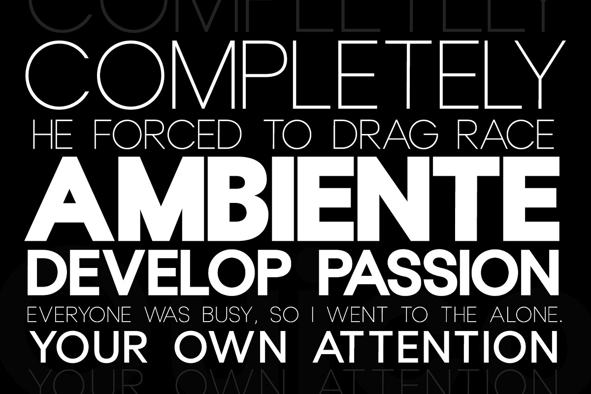 Cottorway Display Typeface, a Sans Serif Font by Foxtype (Photo 6 of 11)