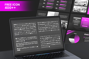 Purple Black Powerpoint Template