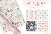 Amusement park, a Decorative Illustration by NellyaEgorova (Thumbnail 4 of 8)