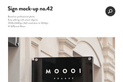 50 sign facade signboard logo mock, a Product Mockup by PrintPixel (Thumbnail 43 of 53)