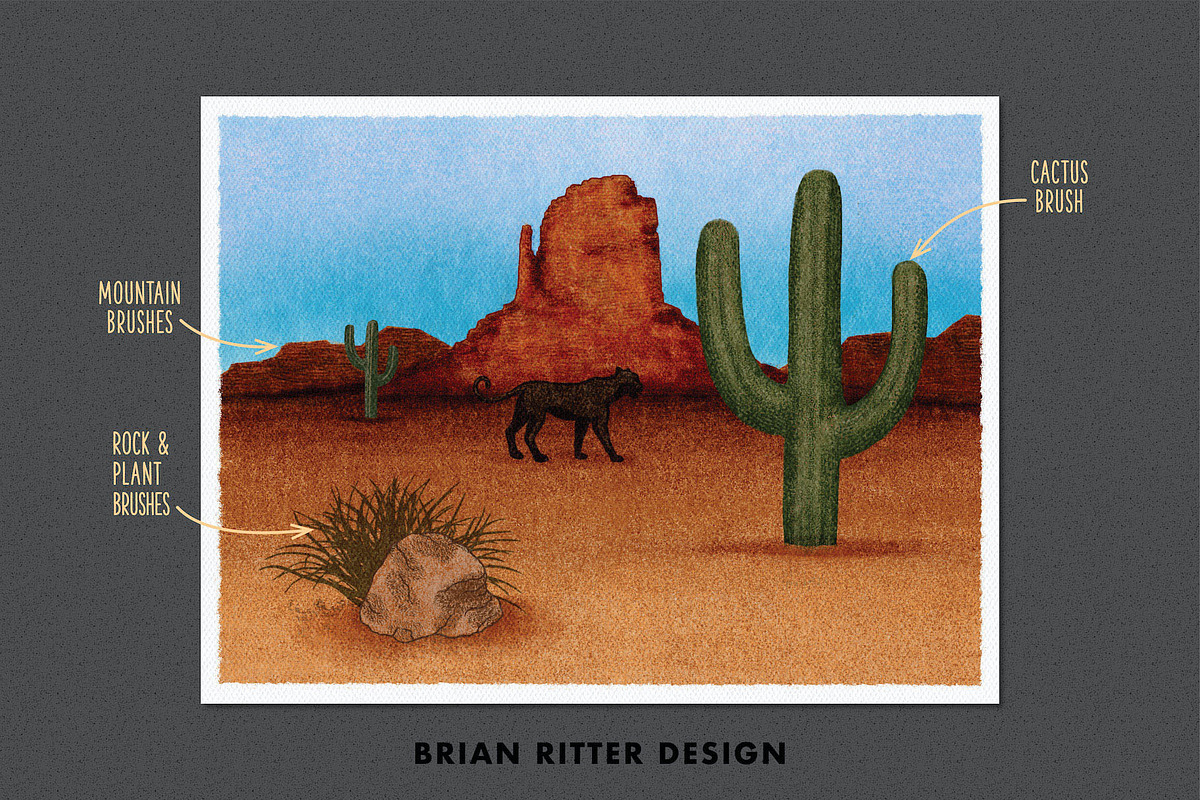 Landscape Toolkit, a Brush Add-On by Brian Ritter Design (Photo 3 of 11)